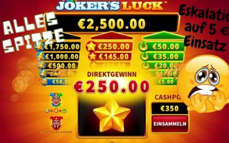 Online Casino Deutsch – Joker´s Luck (Alles Spitze) bis der ? kommt!