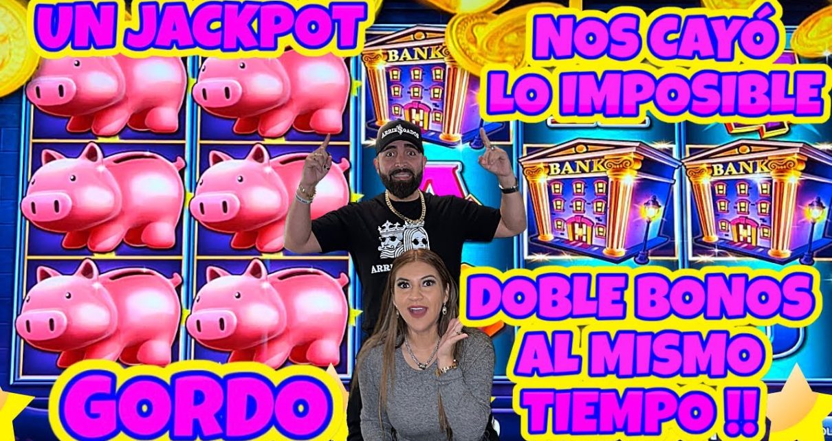 ? PIGGY BANKIN SUPER RARE DOUBLE BONUS ? NOS CAYÓ UN CHACHITO GORDO Y NOS PAGÓ UN JACKPOT!