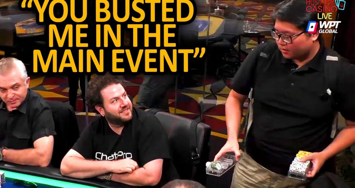 Revenge After WSOP Main Event Disaster? @Hustler Casino Live