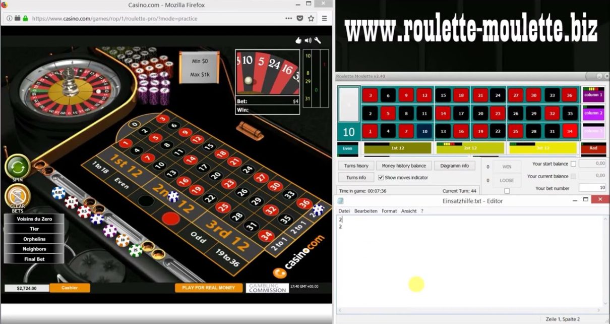 Roulette Software Moulette sorgt für stabile Gewinne im Online Casino 2022