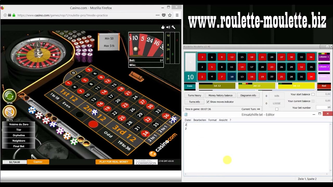 Roulette Software Moulette sorgt für stabile Gewinne im Online Casino 2022