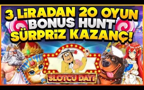 SLOT OYUNLARI ?? 20 BONUS HUNT?? 3 TL BET ? #slot #slotoyunları #casino #bonushunt #rulet #slotizle