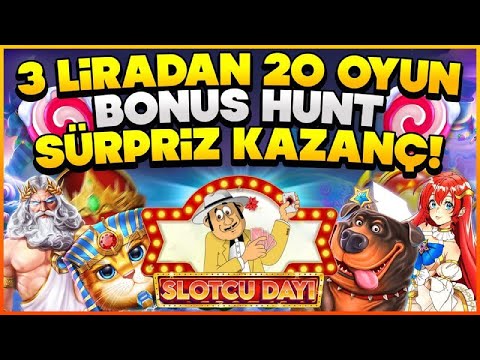 SLOT OYUNLARI ?? 20 BONUS HUNT?? 3 TL BET ?ı