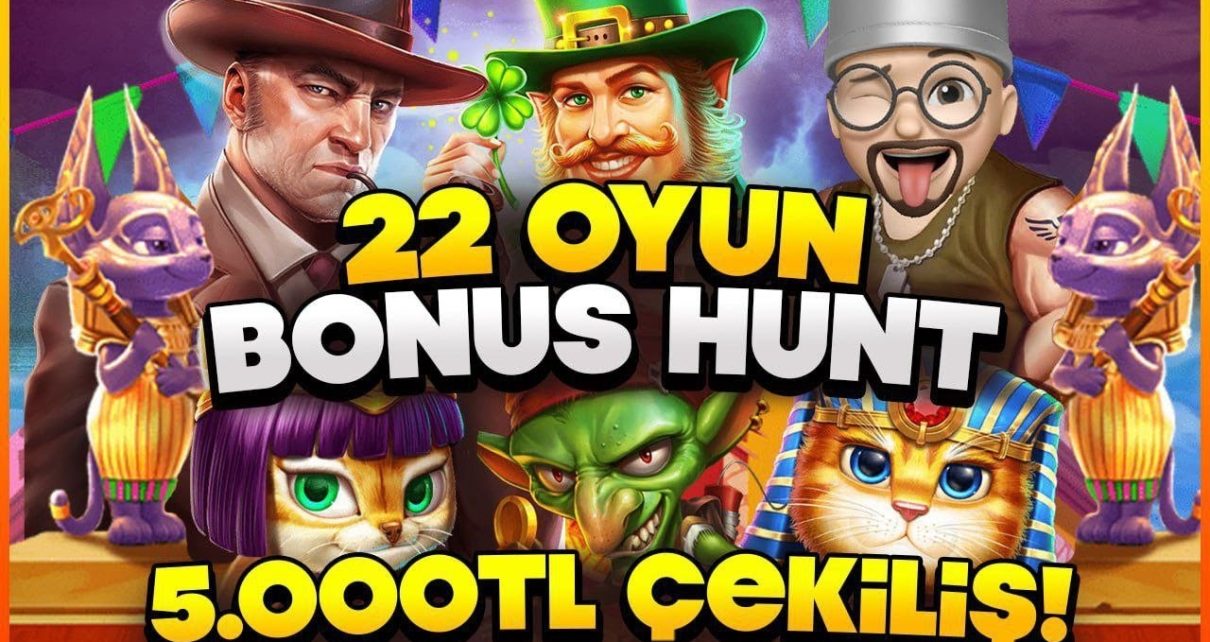 SLOT OYUNLARI ⭐⭐ 5000 ₺ NAKİT ÇEKİLİŞ ⭐⭐ 22 OYUN BONUSHUNTı