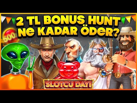 SLOT OYUNLARI ?BONUS HUNT ? 2 TL BET İLE DENEDİK? #slot #slotoyunları #casino