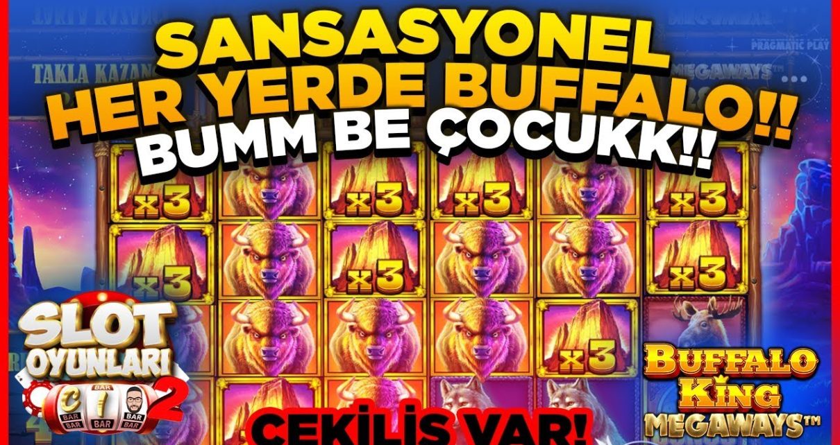 SLOT OYUNLARI ? BUFFALO KING MEGAWAYS FULL EKRAN BUFFALO ? 3000TL ÖDÜL? #slot #slotoyunları #casino