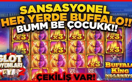 SLOT OYUNLARI ? BUFFALO KING MEGAWAYS FULL EKRAN BUFFALO ? 3000TL ÖDÜL? #slot #slotoyunları #casino