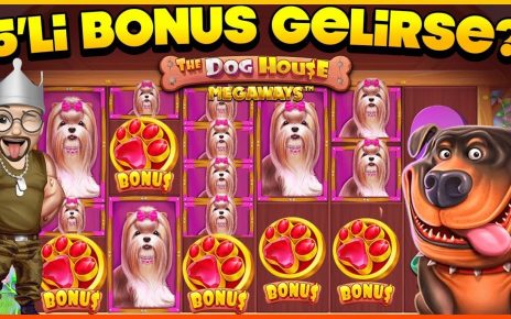 SLOT OYUNLARI ⭐ DOG HOUSE MEGAWAYS ⭐ 5 SCATTER GELİRSEEE ⭐ #slot #slotoyunları #casino