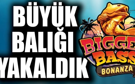 SLOT OYUNLARI EFSANESİ BİGGER BASS BONANZA İLE BÜYÜK BALIĞI YAKALDIK | #casino #slotoyunları