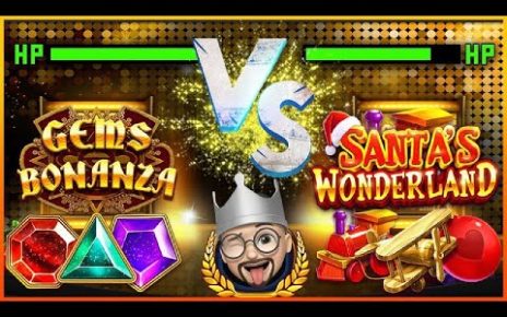 SLOT OYUNLARI ?? GEMS BONANZA⭐VS⭐ SANTA'S WONDERLAND ✴️? KAPIŞMASI ⭐ #slot #slotoyunları #casino