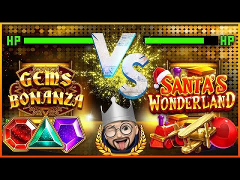 SLOT OYUNLARI ?? GEMS BONANZA⭐VS⭐ SANTA'S WONDERLAND ✴️? KAPIŞMASI ⭐ı