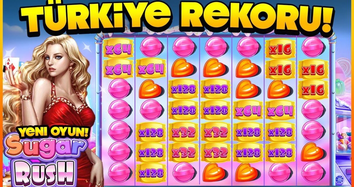 SLOT OYUNLARI |SUGAR RUSH |YENİ OYUN TÜRKİYE REKORU ??|ı