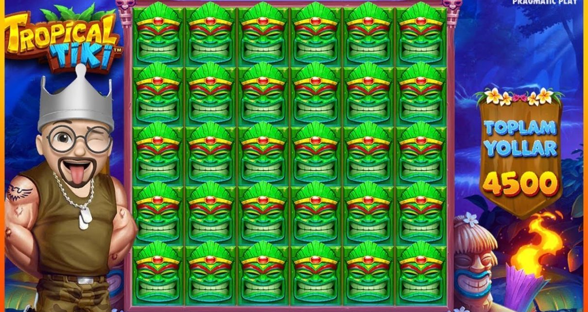SLOT OYUNLARI ⭐ TROPICAL TIKI ⭐ GORİL YÜZLÜ TAHTALAR ⭐ TERLETTİ ⭐ı