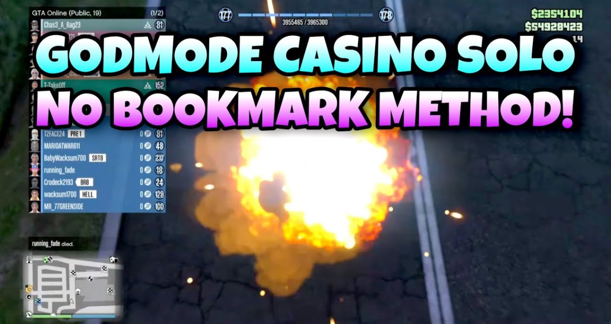 *SOLO* God Mode Glitch Gta 5 Online (Casino) [No Bookmark Required!] Easy!