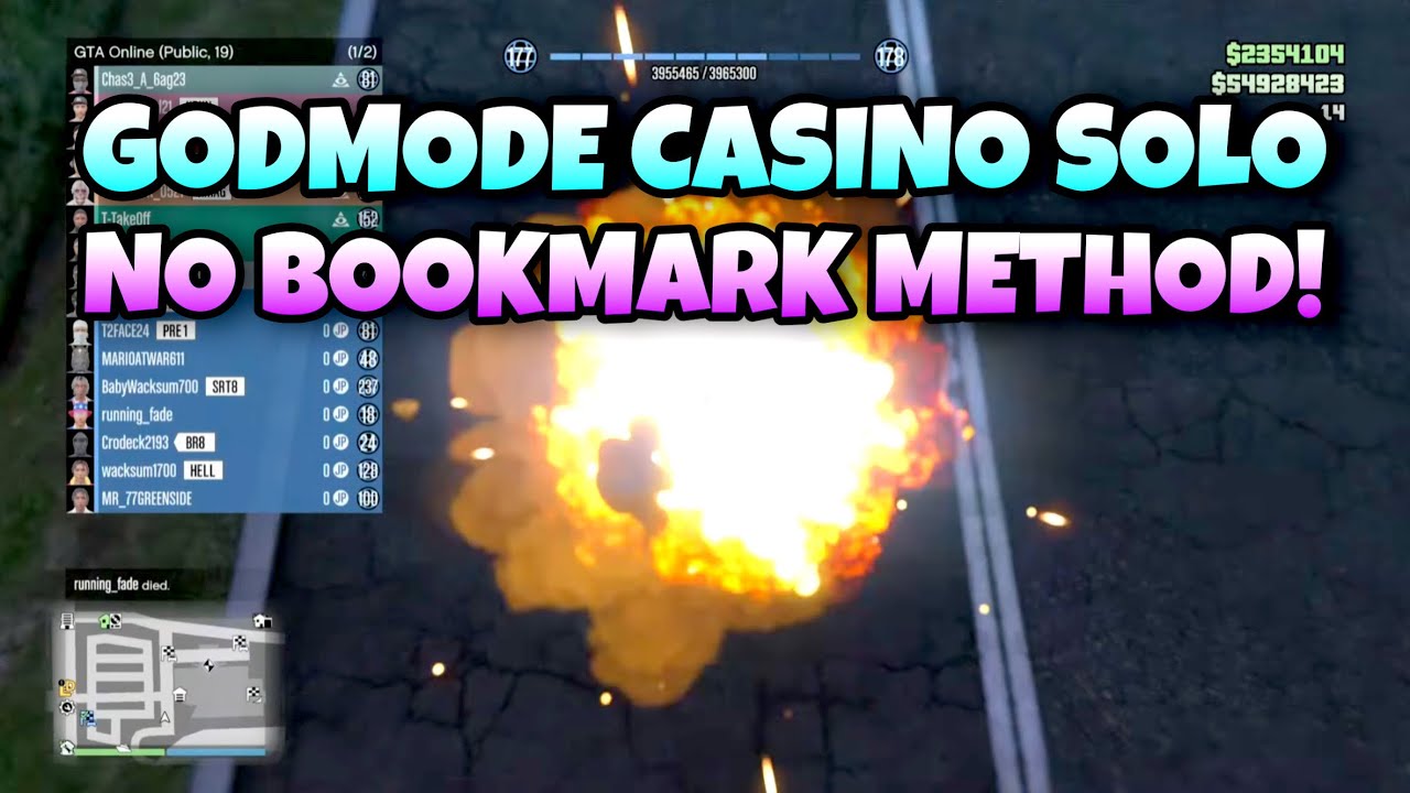 *SOLO* God Mode Glitch Gta 5 Online (Casino) [No Bookmark Required!] Easy!