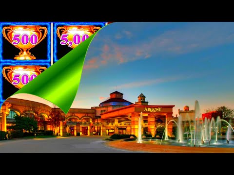 SPINNING & WINNING On Slots At Argosy Casino In Kansas City!