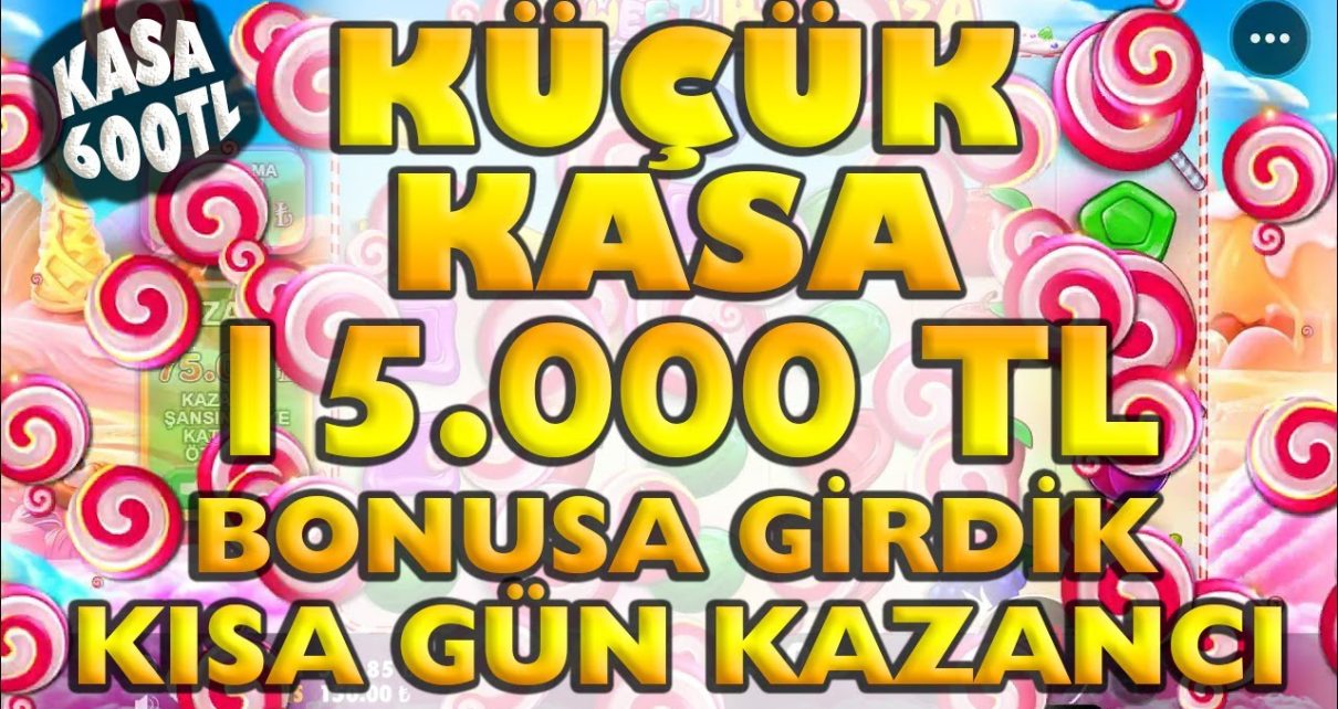 SWEET BONANZA | Küçük Kasa Taktik 15000TL Bonus | #slot #casino #slotoyunları  #sweetbonanza