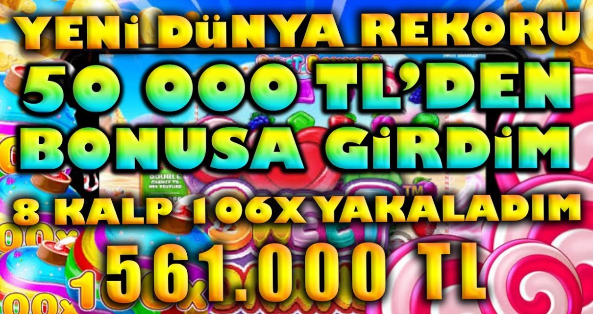 SWEET BONANZA | Yeni Dünya Rekoru Kazancım 561.000 TL | 100X? #