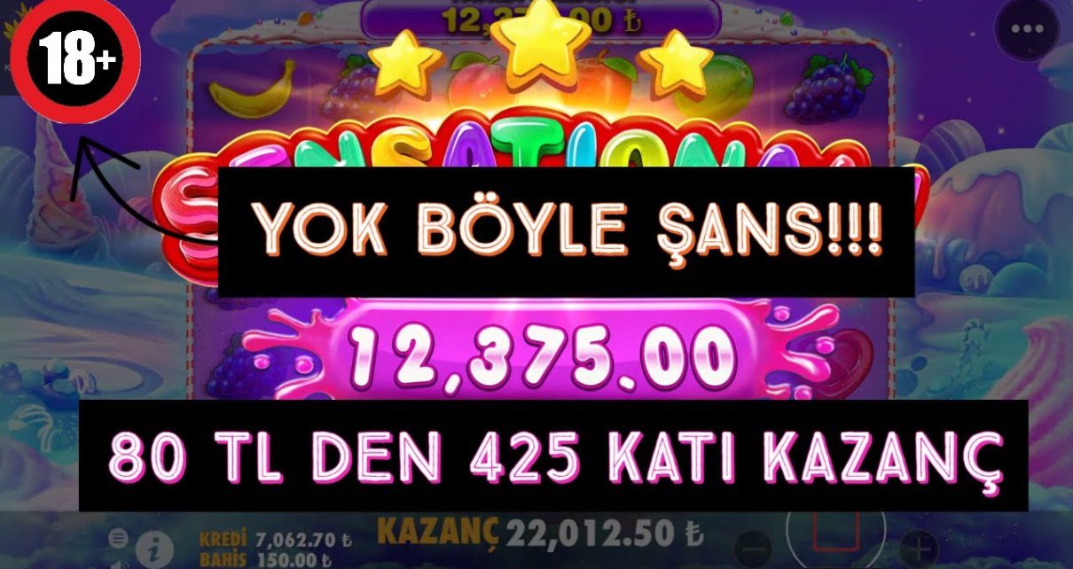 Sweet Bonanza Çıldırdı! | 80 TL den 425 Katı Kazanç !!ı