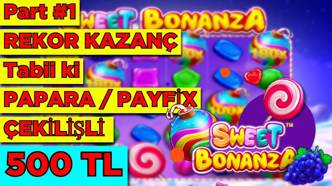 Sweet Bonanza | REKOR KAZANÇ PART 1 | #PaparaÇekilişi #SlotVideoları #Slotİzle #SlotOyna #casino