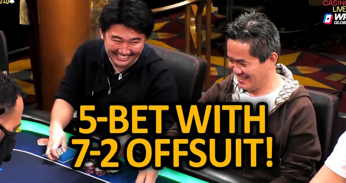 The Ballsiest Bluff Attempt in Super High Stakes Poker  @Hustler Casino Live