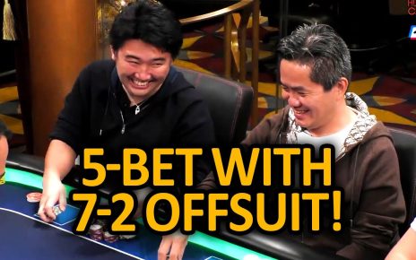 The Ballsiest Bluff Attempt in Super High Stakes Poker  @Hustler Casino Live