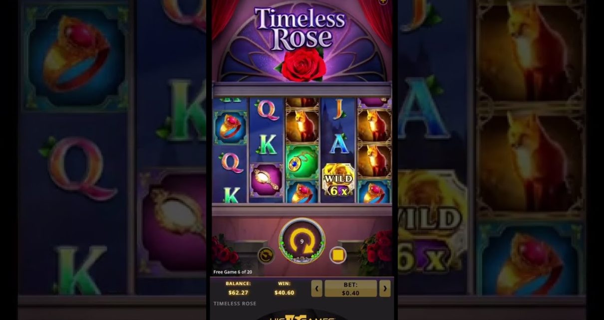 Timeless Rose | Free Games  | $.40 Bet | Bonus Win | Nice Win | Online Casino | Fast Cash #shorts