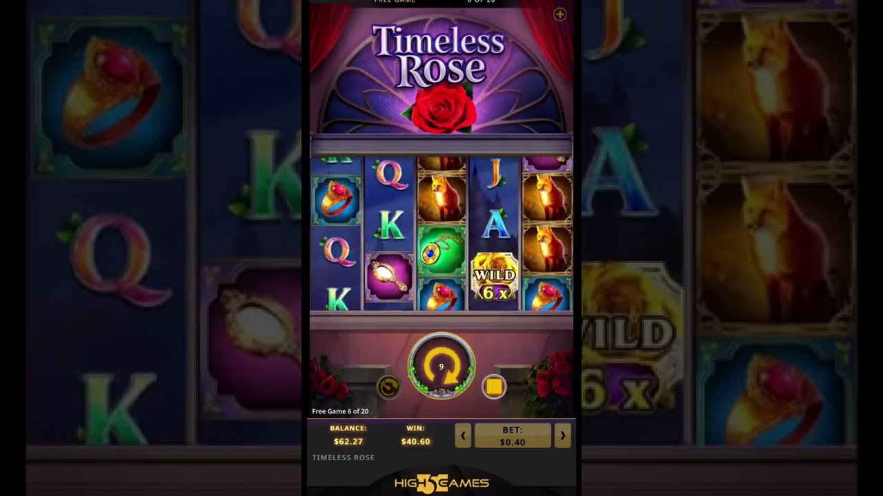 Timeless Rose | Free Games  | $.40 Bet | Bonus Win | Nice Win | Online Casino | Fast Cash #shorts