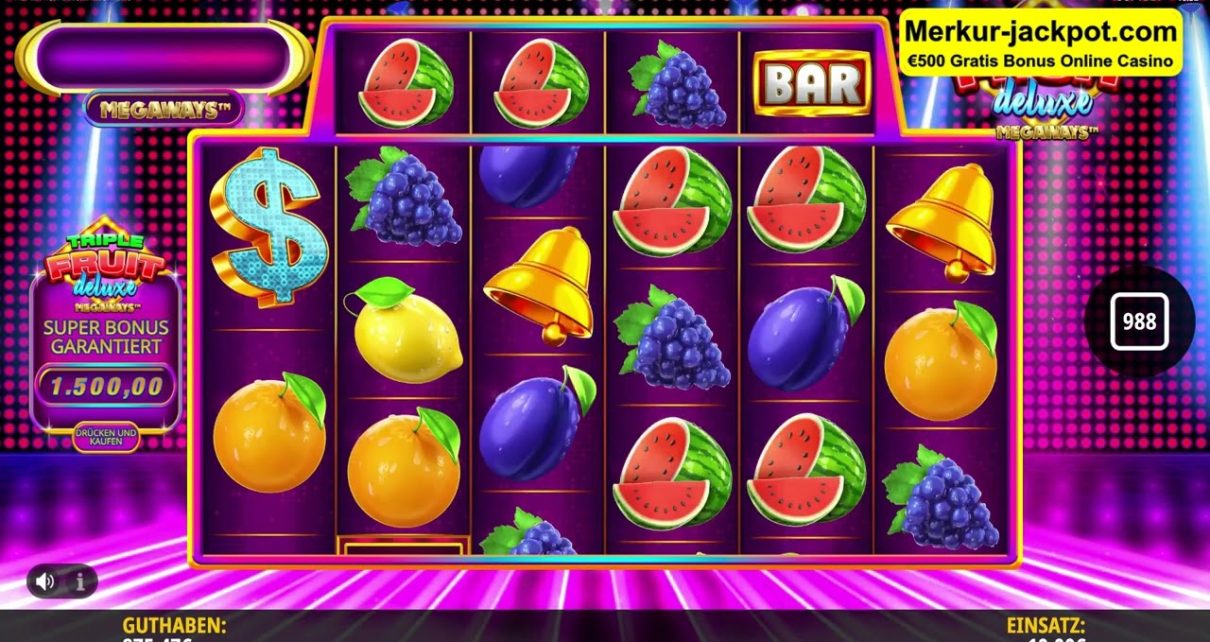 ??Triple Fruit lux? Online Casino Deutsch Merkur Magie Automat Spielhalle Novoline Slots Spielothek