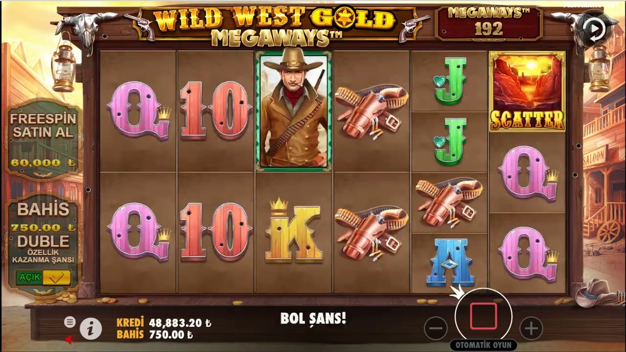 Wild West Gold - 600 Bin , Rekor Kazanç Big Win.. #pragmaticplay #slot #casino