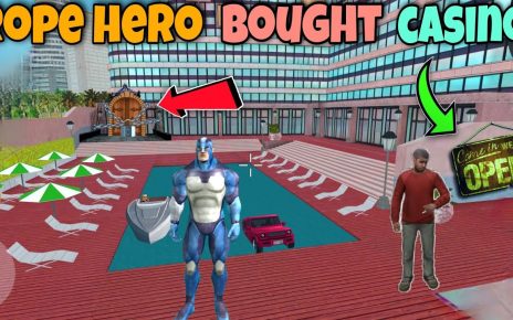 rope hero bought casino in vice town | rope hero vice town | new update | black spider 2.0