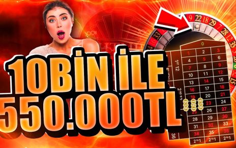 10 BİN İLE 550.000 TL LİGHTNİNG RULET REKOR KAZANÇ! #rulet #roulette #casino