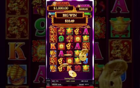 Dancing Drums | Online Casino | $.88 Bet | Online Slots | component 3 | DraftKings #shorts