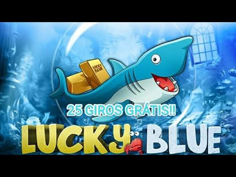 ??? 25 GIROS GRÁTIS PEGUE AGORA!! 25 SPINS NO LUCK BLUE  #casino #bonus