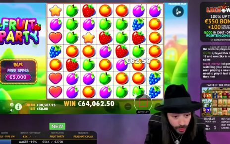 64 000€ hit on Fruit Party   ROHSTEIN   Online Casino Slot