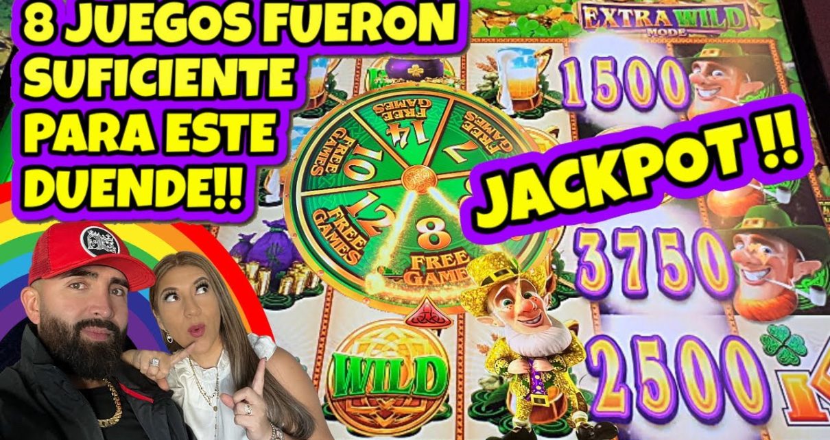 ? 8 JUEGOS FUERON SUFICIENTES PARA ESTE JACKPOT ! WILD LEPRE COINS MAQUINA DE DUENDES EN EL CASINO
