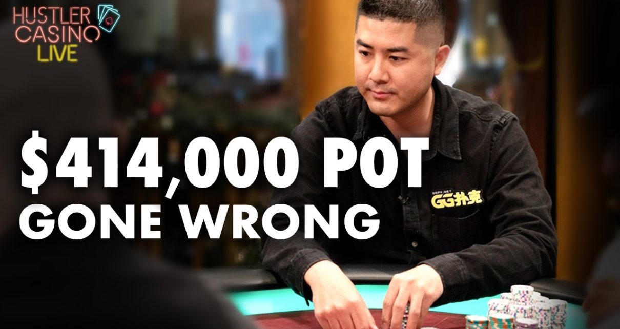 Andy Stacks 4,000 Pot Gone Wrong – Hustler Casino Live