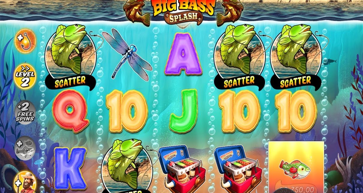 BIG BASS SPLASH – 12 Free Spins Start Level 2 – Epic Failed Casino Slot Online Game