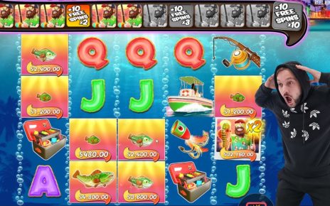 BIGGER BASS BONANZA – BIG WIN with JUST X2 Multiplier – CASINO SLOT ONLINE GAME