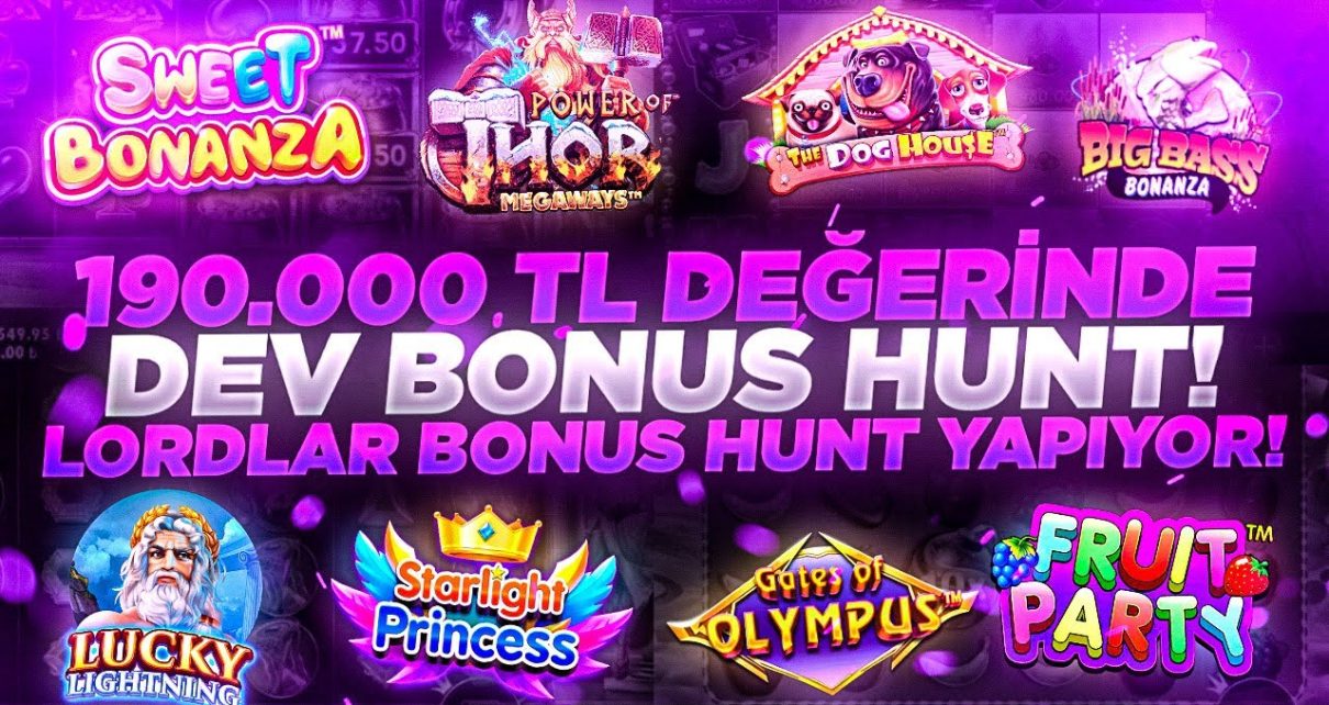 ?BONUS HUNT?190.000 DEĞERİN'DE 10 OYUN⭐NELER YAŞADIK NELER