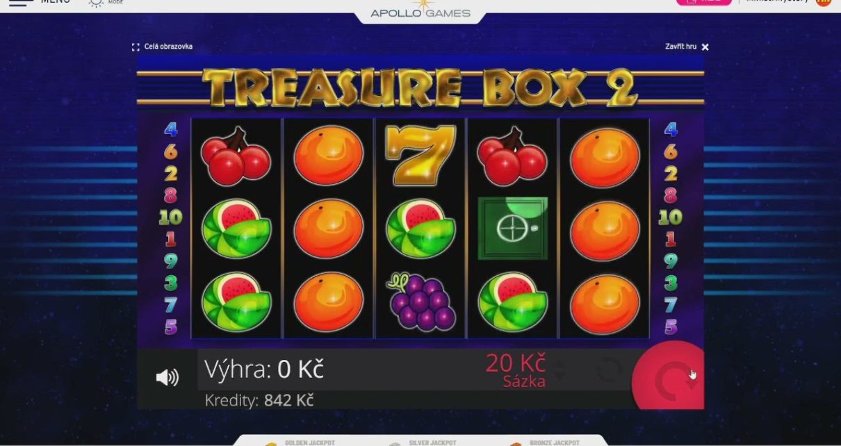 BOUCHÁM BEDNY | TREASURE BOX 2 | E-GAMING | APOLLO GAMES ONLINE CASINO