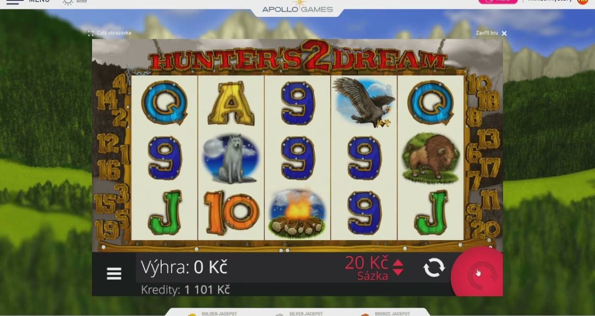 BOUCHÁM BEDNY | HUNTERS DREAM 2 | E-GAMING | APOLLO GAMES ONLINE CASINO