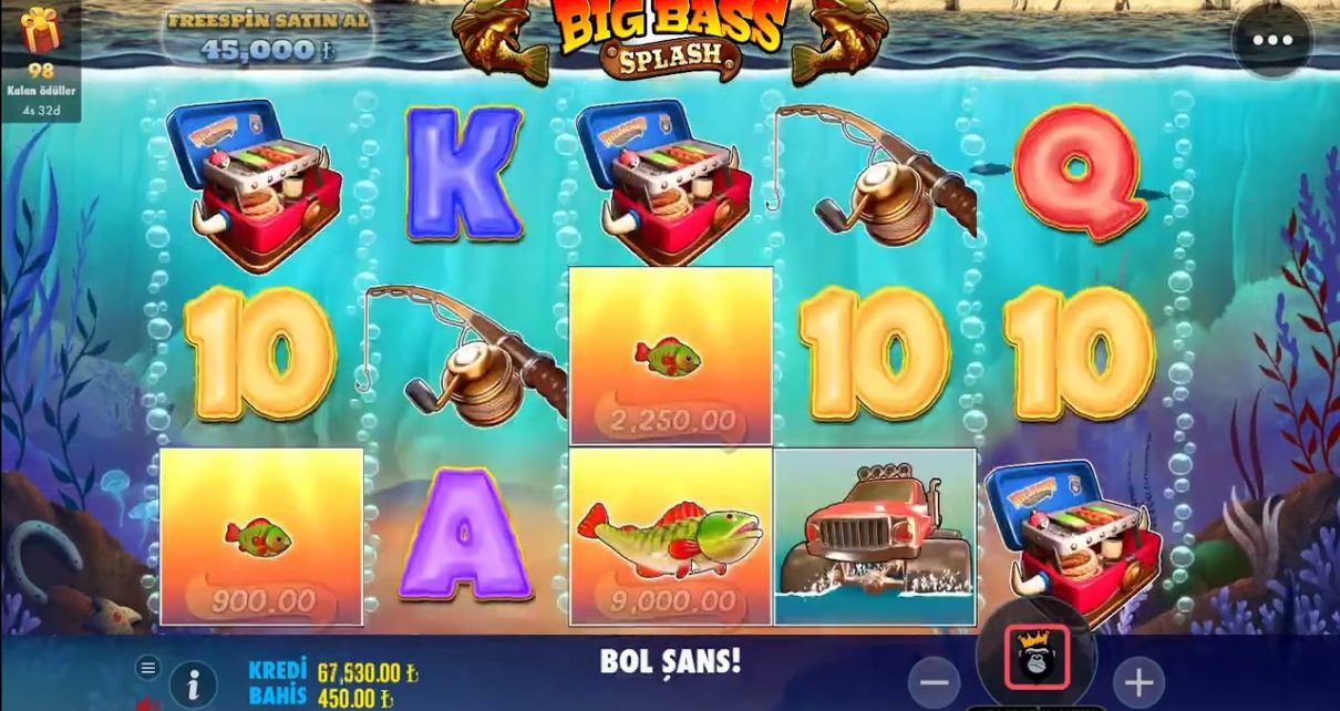 Big Bass Splash – 125 TL Den Spine Girdik , Yeter Dedikçe Verdi..