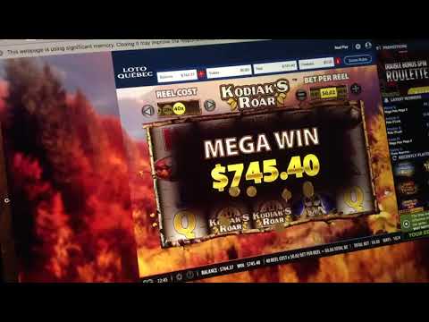 Big win in Kodiak's Roar Online Casino