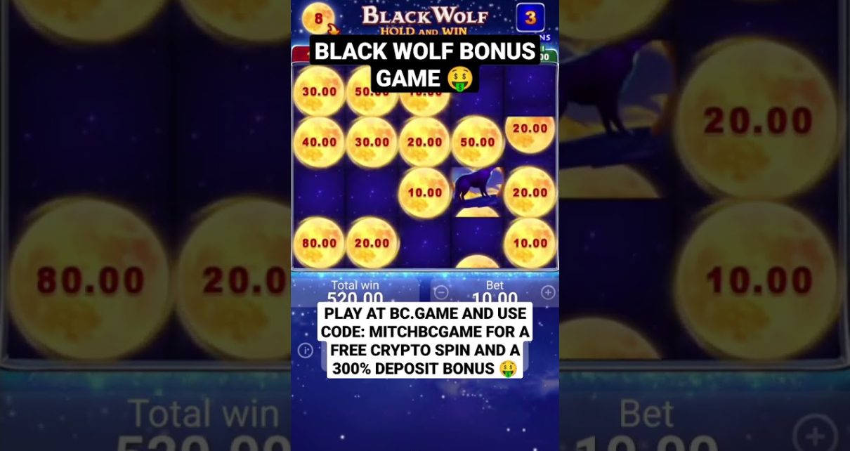 Black Wolf Hold and Win Bonus Feature Massive Win – Online Casino Slots