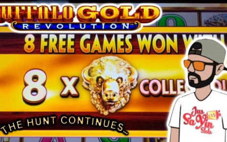 Buffalo Gold Revolution Slot! Started slow but then…. Live slot play at Casino ?