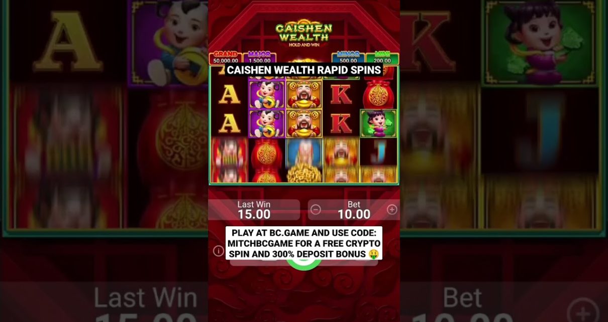 CAISHEN WEALTH RAPID SPINS *so close to a feature* – Online Casino Slots Win #slots #casinoonline