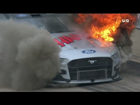 COLE CUSTER FIRE – 2022 FIREKEEPERS CASINO 400 NASCAR CUP SERIES AT MICHIGAN