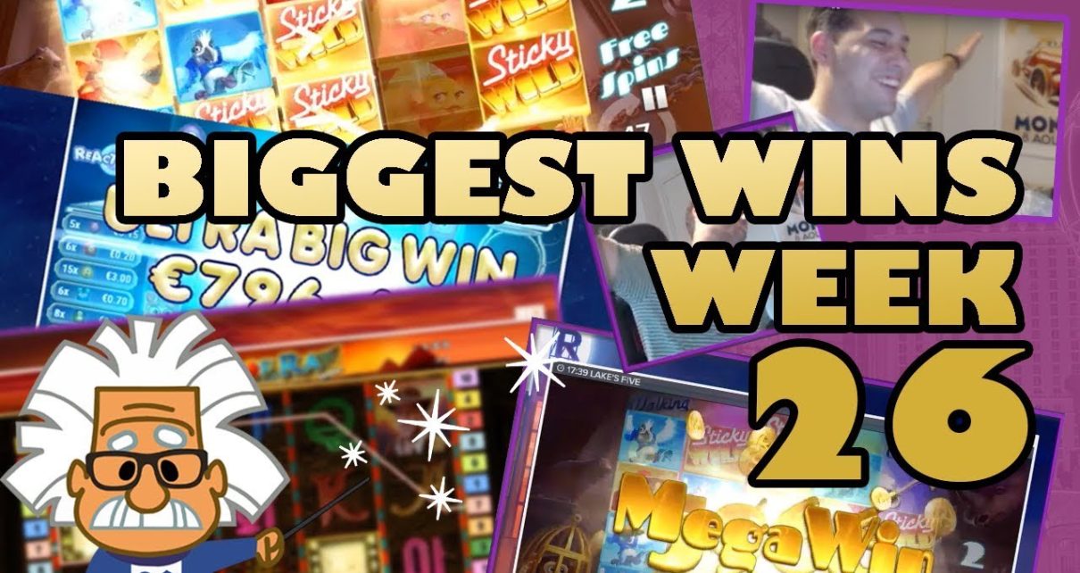 Casino Bonus Master Twitch – Biggest Wins Bonus Games – Week 26 – 2018