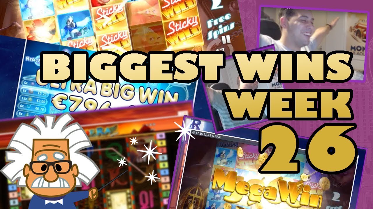 Casino Bonus Master Twitch - Biggest Wins Bonus Games - Week 26 - 2018